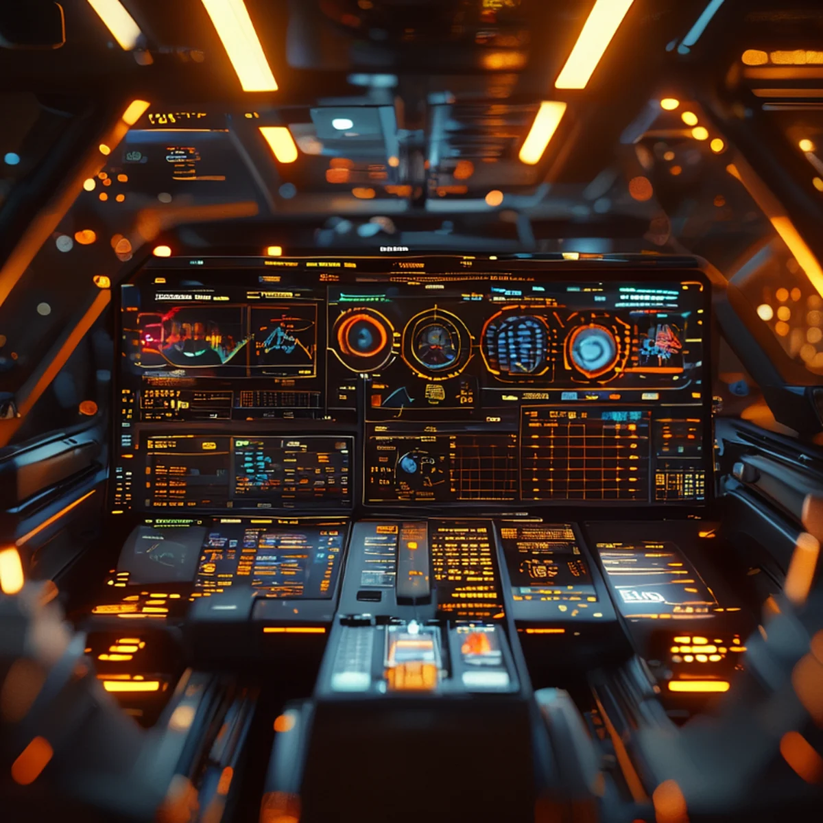 Visualisierung der Sensordaten und des Cockpits