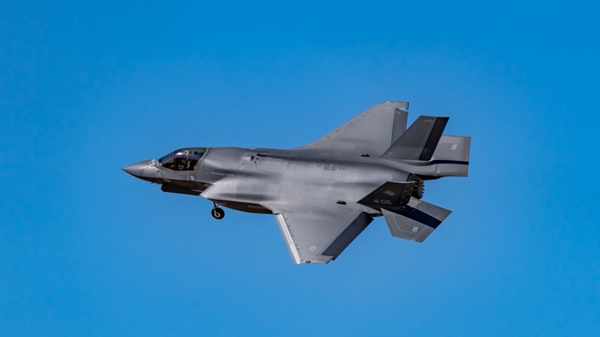 F-35 Lightning II stealth fighter jet in flight
