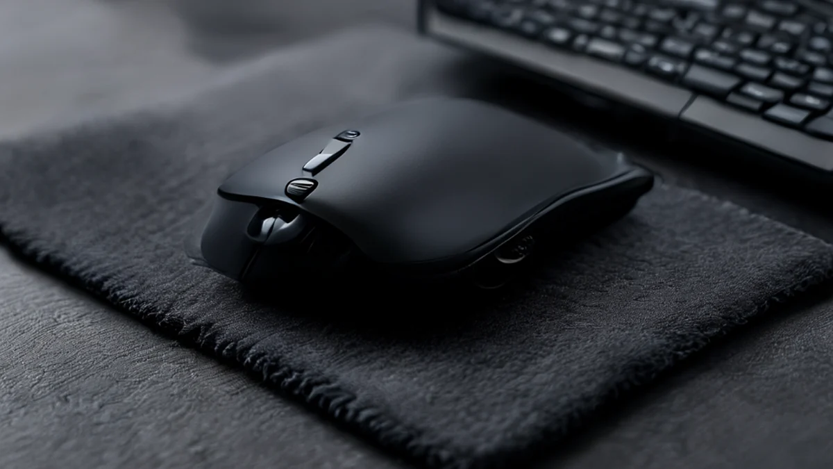 Gaming mouse and mousepad for high-performance gaming setups.